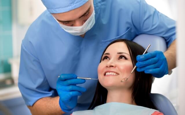 Dental patient receiving award winning dentistry