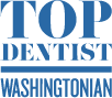 Top Dentist Washingtonian badge