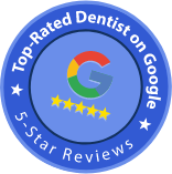 Top Rated Dentist on Google logo